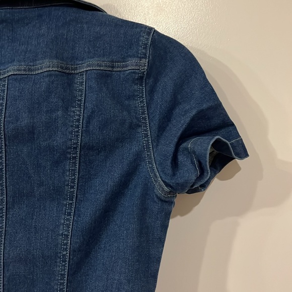 Lightly worn Mebon size S Jean jumpsuit short sleeve - Picture 14 of 16